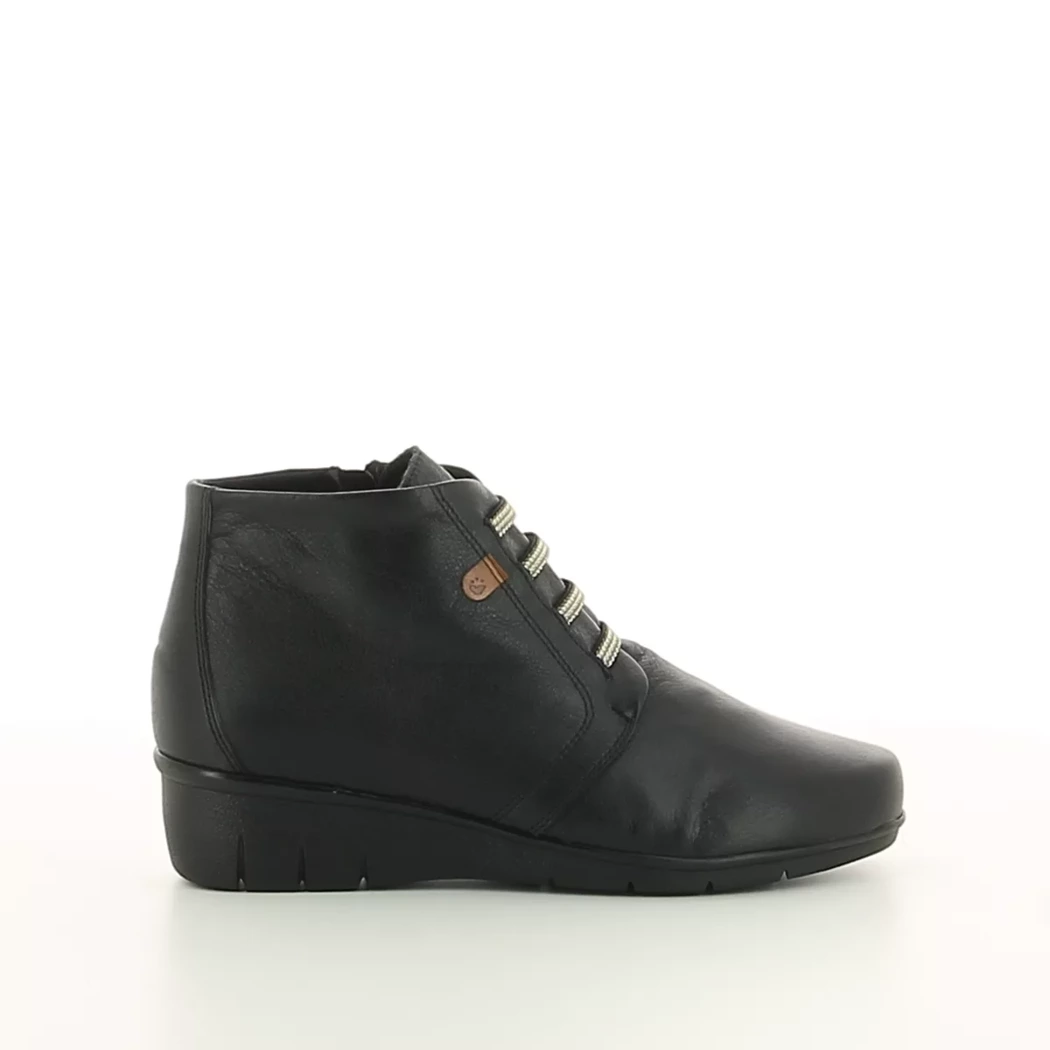 Image (2) de la chaussures Valeria's - Boots Noir en Cuir