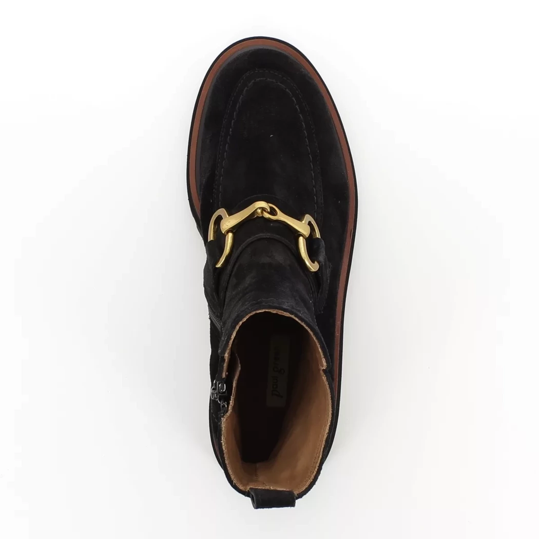 Image (6) de la chaussures Paul Green - Boots Noir en Cuir nubuck