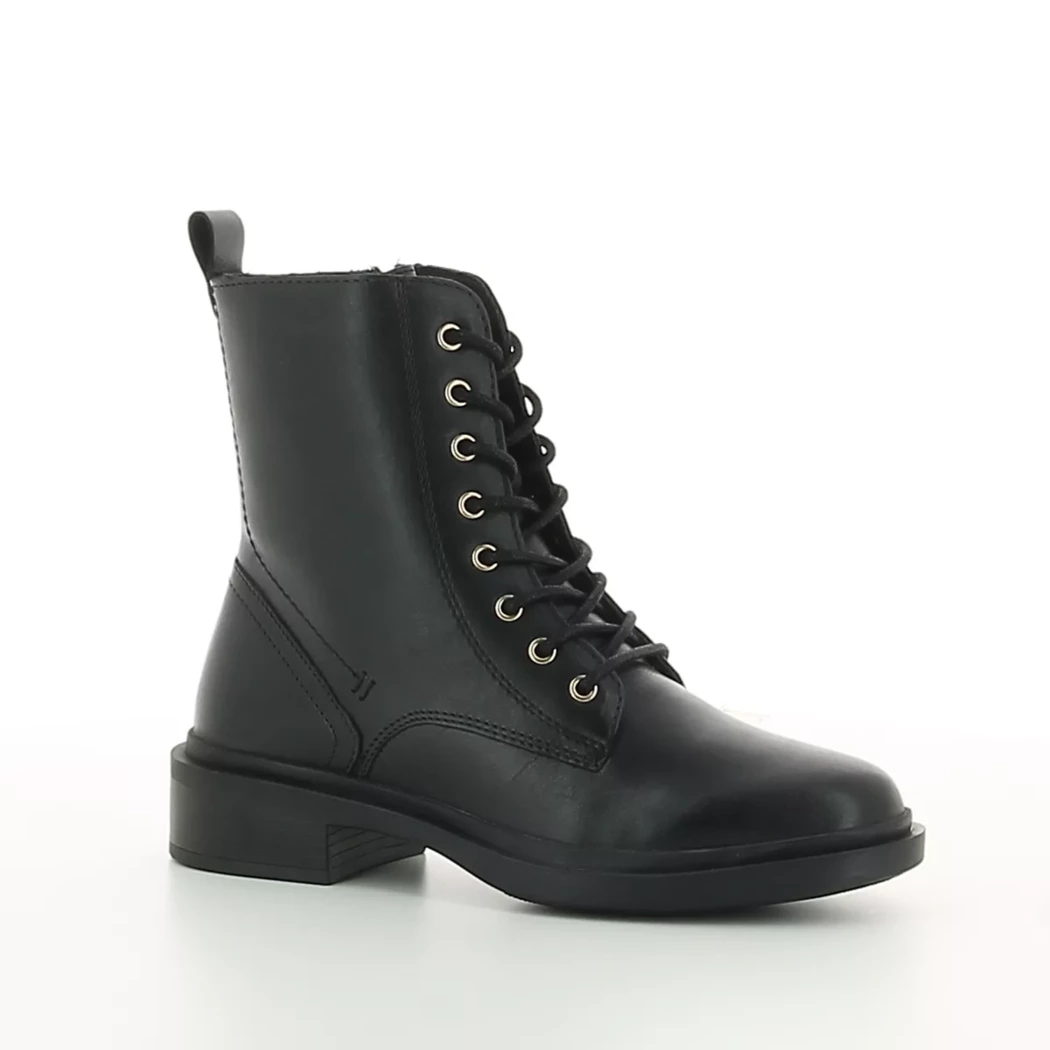 Image (1) de la chaussures Poelman - Bottines Noir en Cuir