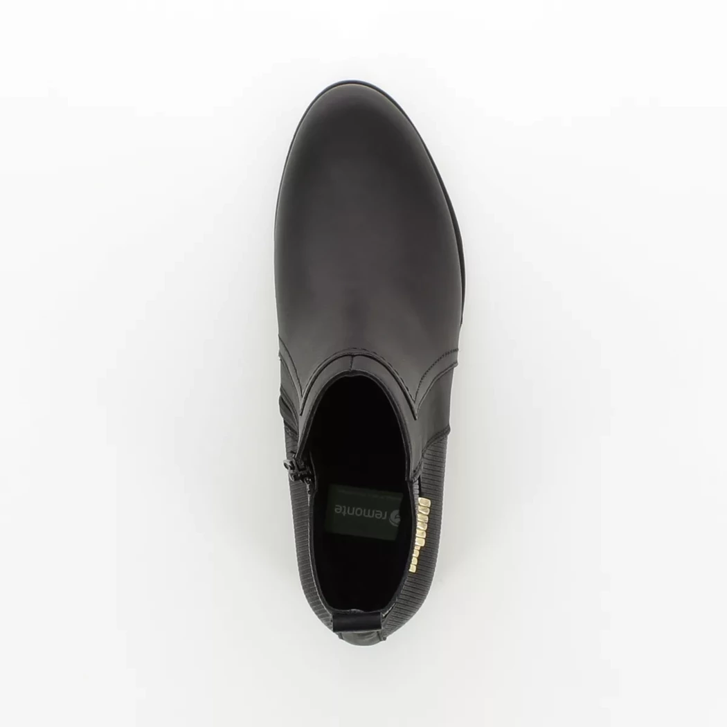 Image (6) de la chaussures Remonte - Boots Noir en Cuir