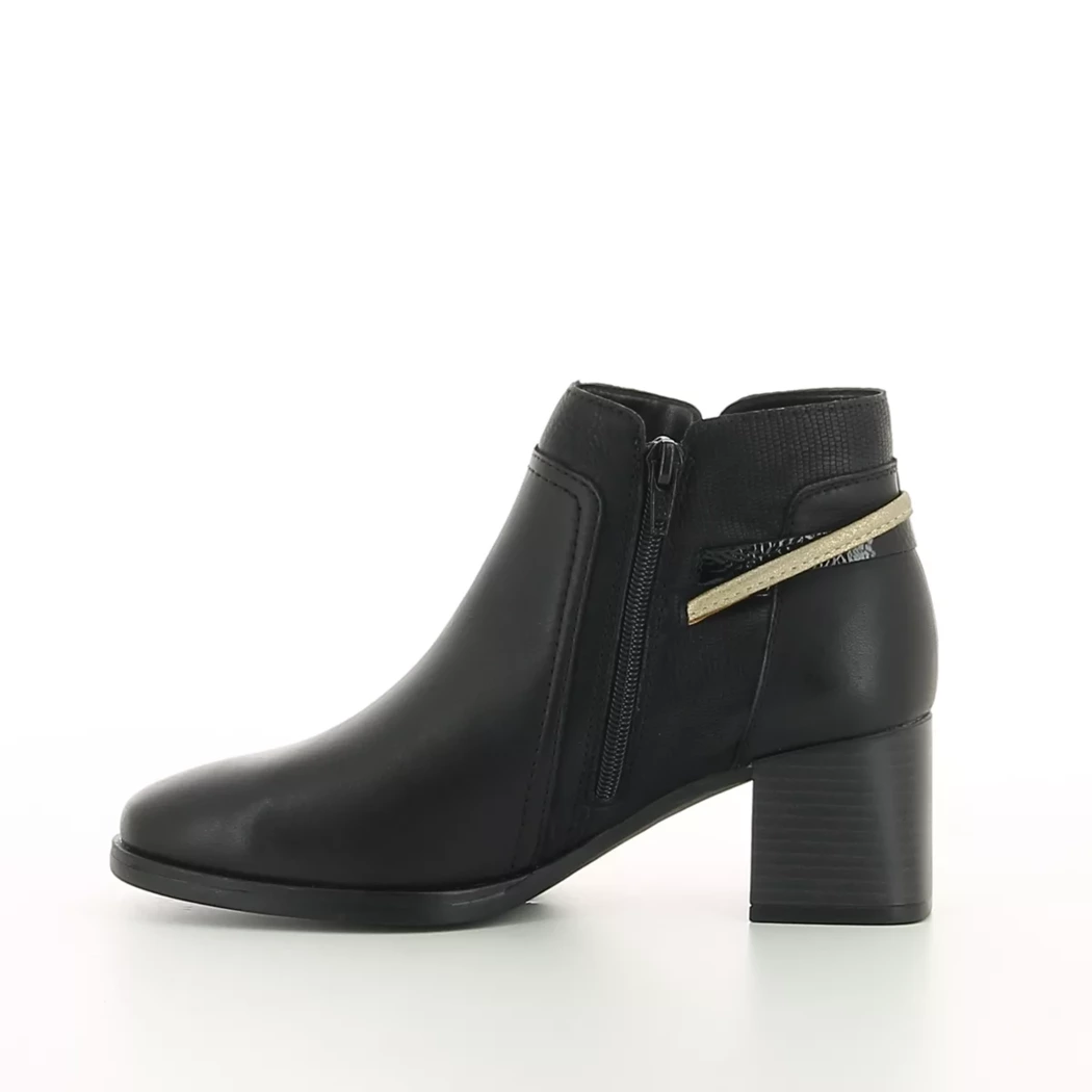 Image (4) de la chaussures Remonte - Boots Noir en Cuir