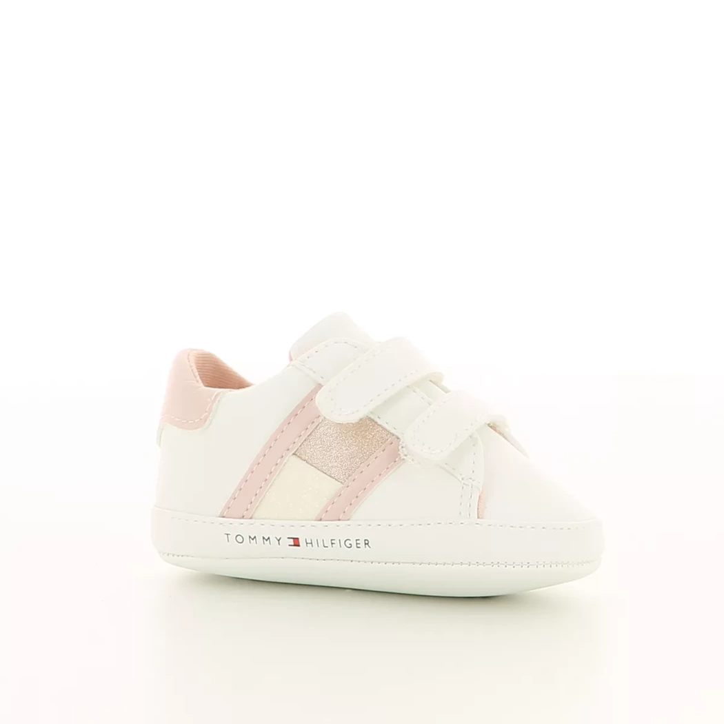 Image (1) de la chaussures Tommy Hilfiger - Chaussons bébé Blanc en Cuir synthétique