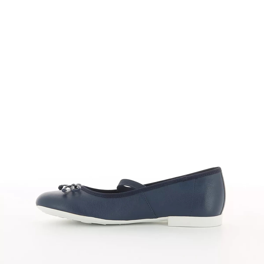 Image (4) de la chaussures Geox - Ballerines Bleu en Cuir synthétique