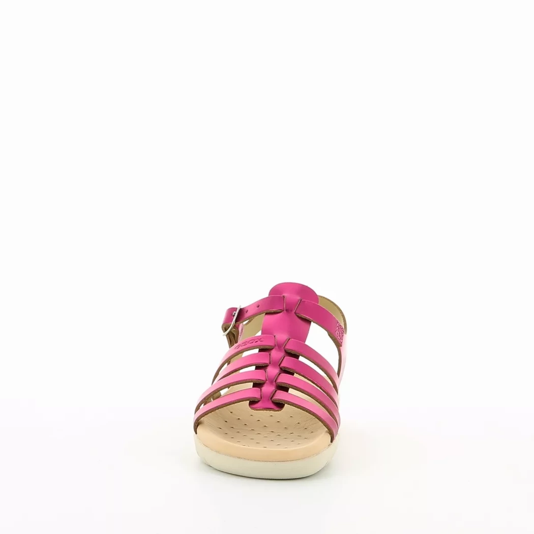Image (5) de la chaussures Geox - Sandales et Nu-Pieds Rose en Cuir synthétique