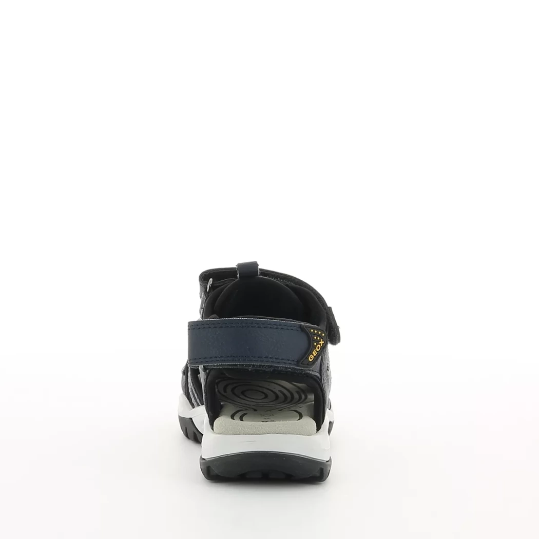 Image (3) de la chaussures Geox - Sandales et Nu-Pieds Bleu en Cuir synthétique