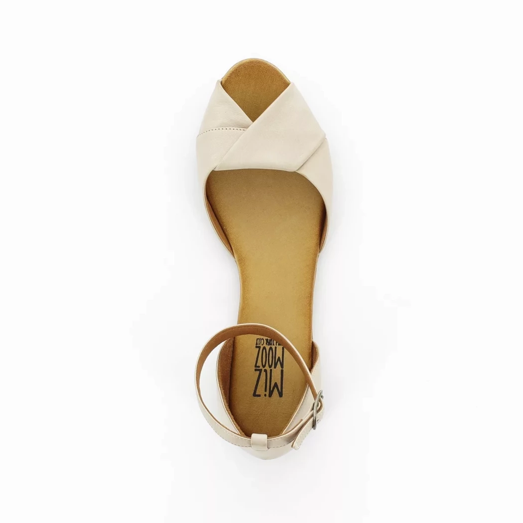 Image (6) de la chaussures Miz Mooz - Escarpins Beige en Cuir