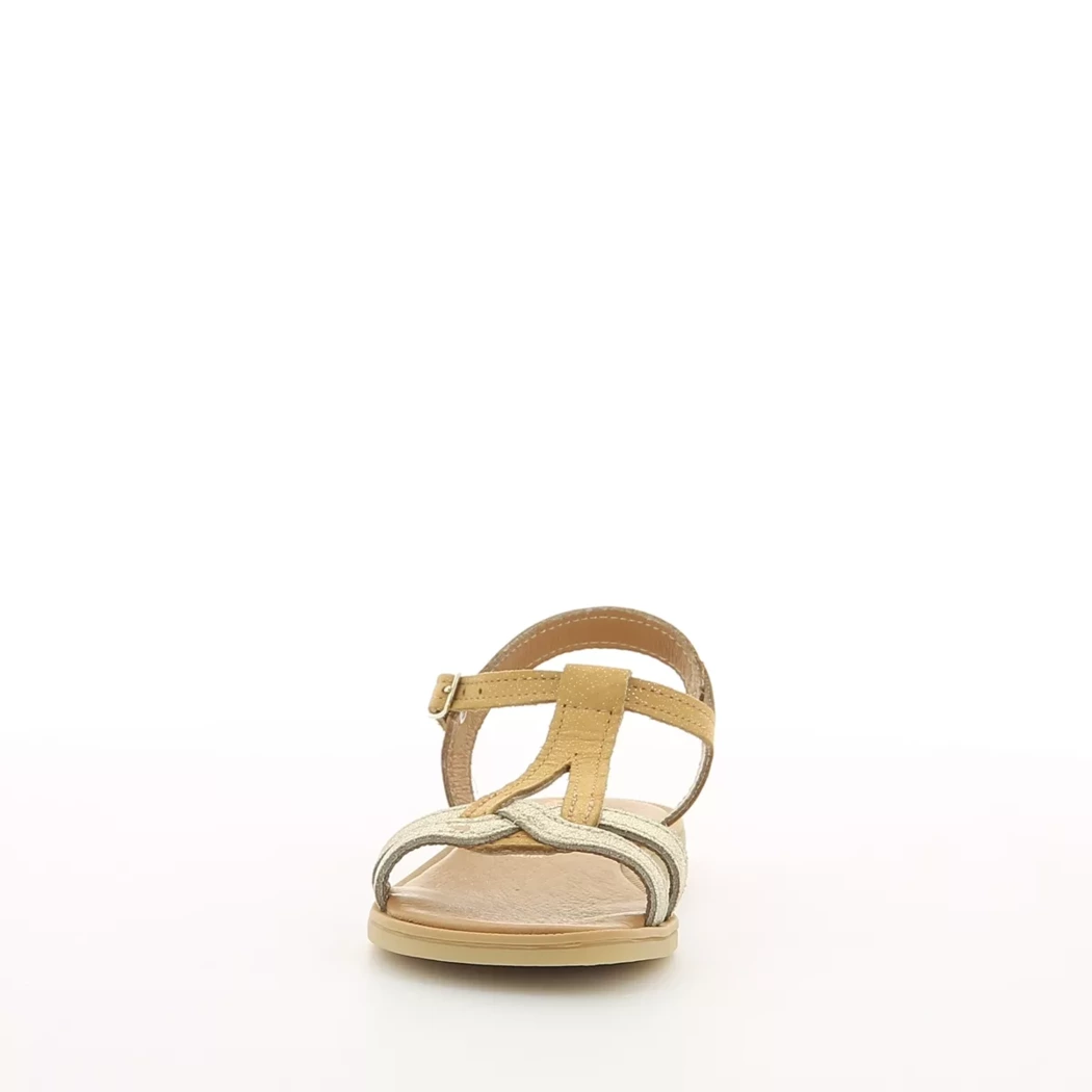 Image (5) de la chaussures Bellamy - Sandales et Nu-Pieds Or / Bronze / Platine en Cuir
