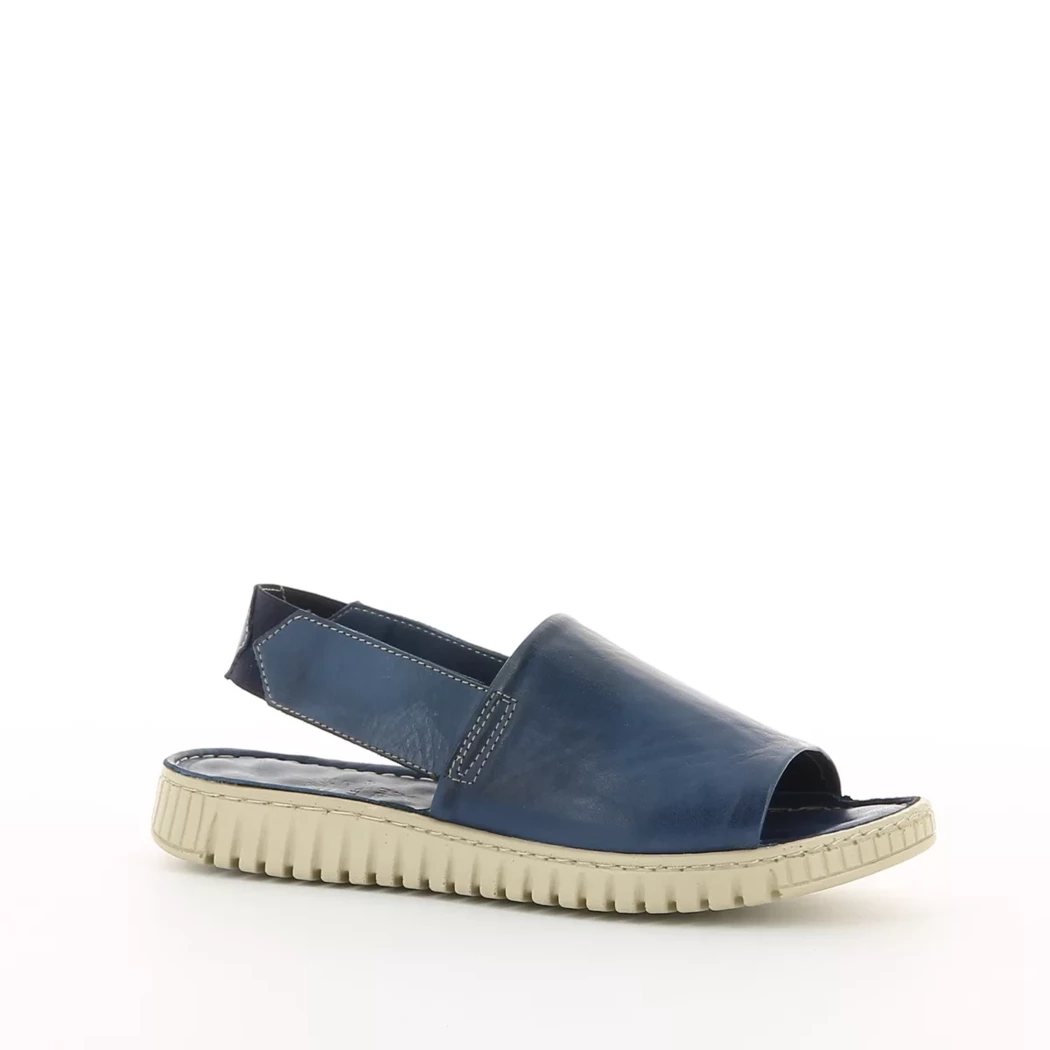 Image (1) de la chaussures Karyoka - Sandales et Nu-Pieds Bleu en Cuir