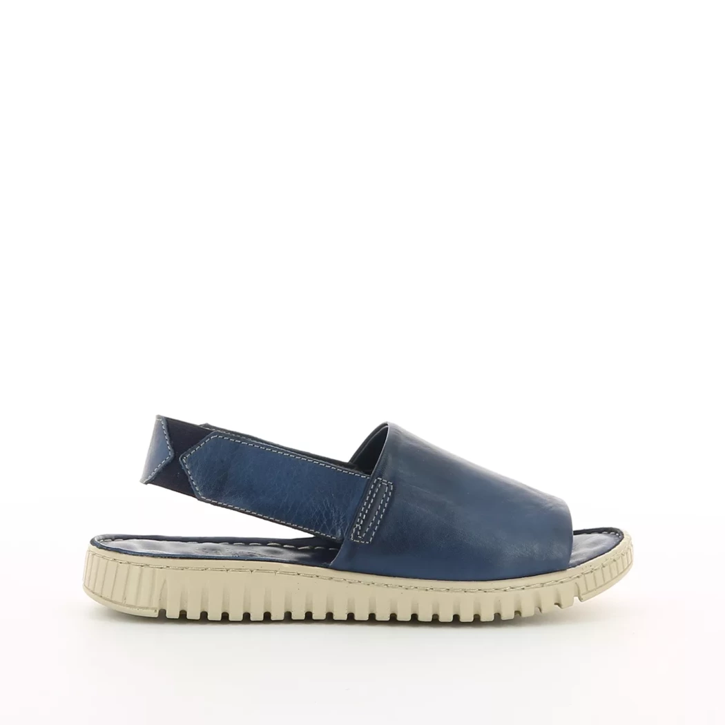 Image (2) de la chaussures Karyoka - Sandales et Nu-Pieds Bleu en Cuir