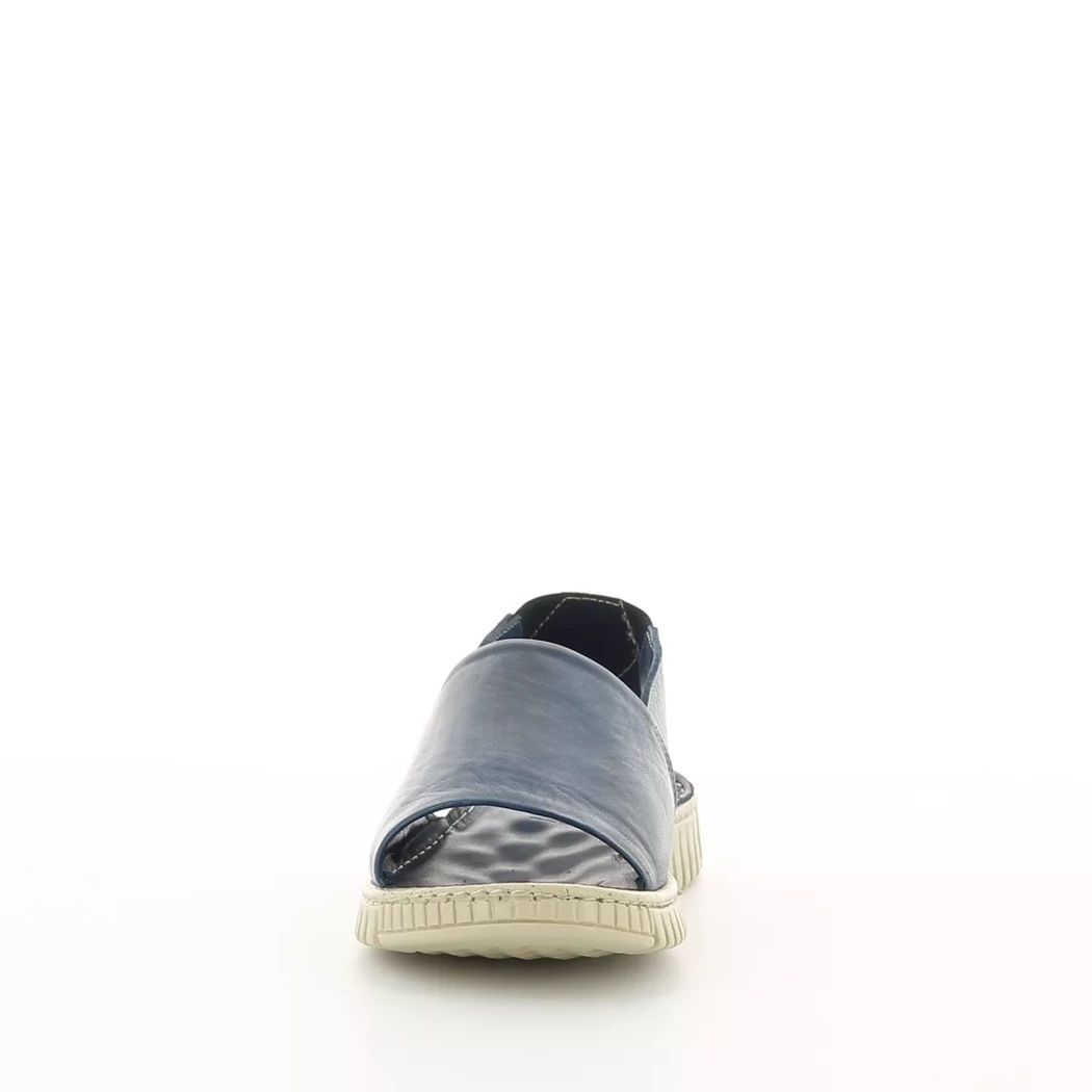 Image (5) de la chaussures Karyoka - Sandales et Nu-Pieds Bleu en Cuir