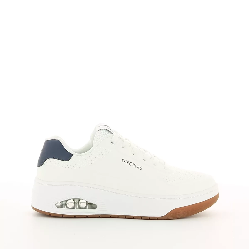 Image (2) de la chaussures Skechers - Baskets Blanc en Cuir synthétique