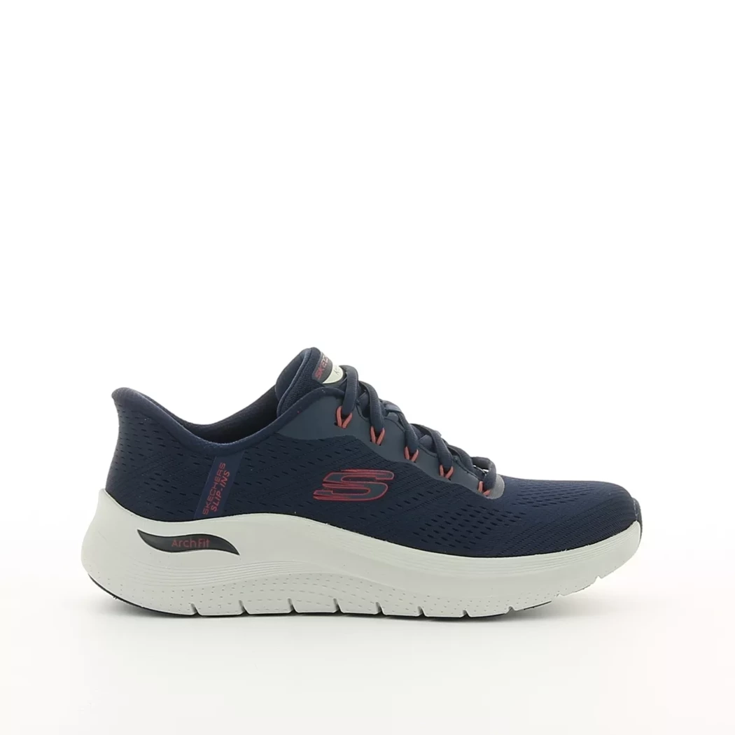 Image (2) de la chaussures Skechers - Baskets Bleu en Textile Image (2) de la chaussures Skechers - Baskets Bleu en Textile