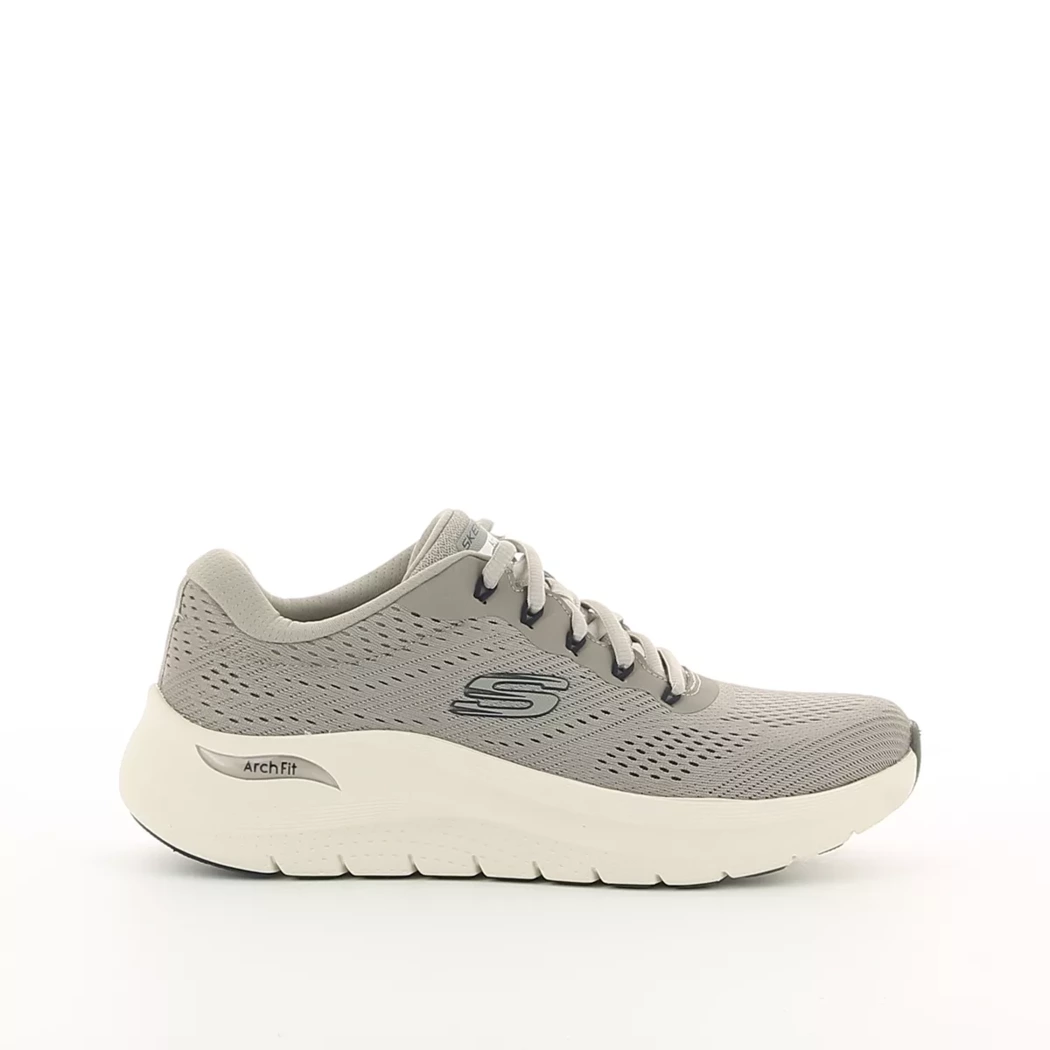 Image (2) de la chaussures Skechers - Baskets Taupe en Textile Image (2) de la chaussures Skechers - Baskets Taupe en Textile
