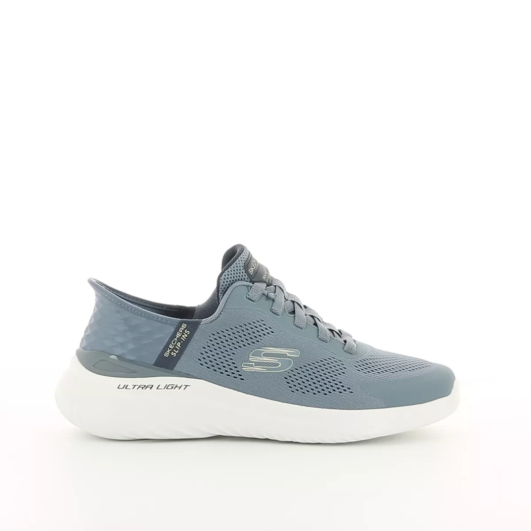 Image (2) de la chaussures Skechers - Baskets Bleu en Textile Image (2) de la chaussures Skechers - Baskets Bleu en Textile