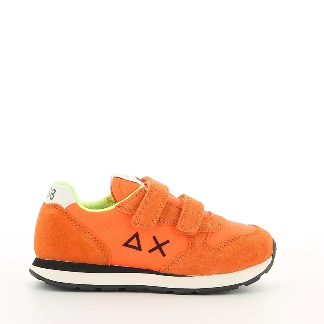 Image (2) de la chaussures Sun68 - Baskets Orange en Cuir nubuck Image (2) de la chaussures Sun68 - Baskets Orange en Cuir nubuck