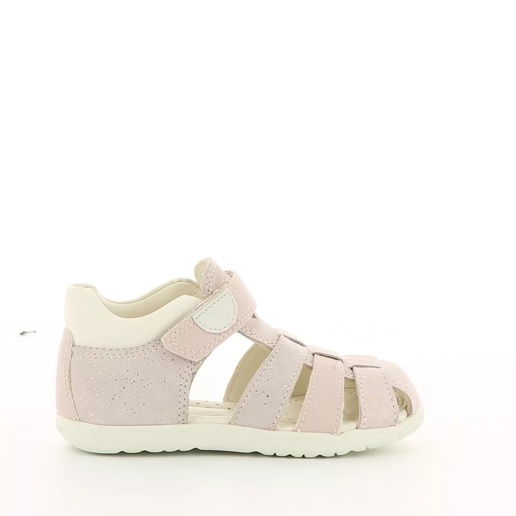 Image (2) de la chaussures Geox - Sandales et Nu-Pieds Rose en Cuir nubuck Image (2) de la chaussures Geox - Sandales et Nu-Pieds Rose en Cuir nubuck