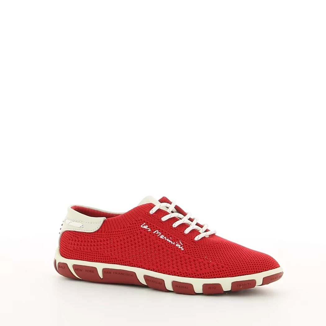 Image (1) de la chaussures Tbs - Baskets Rouge en Textile Image (1) de la chaussures Tbs - Baskets Rouge en Textile