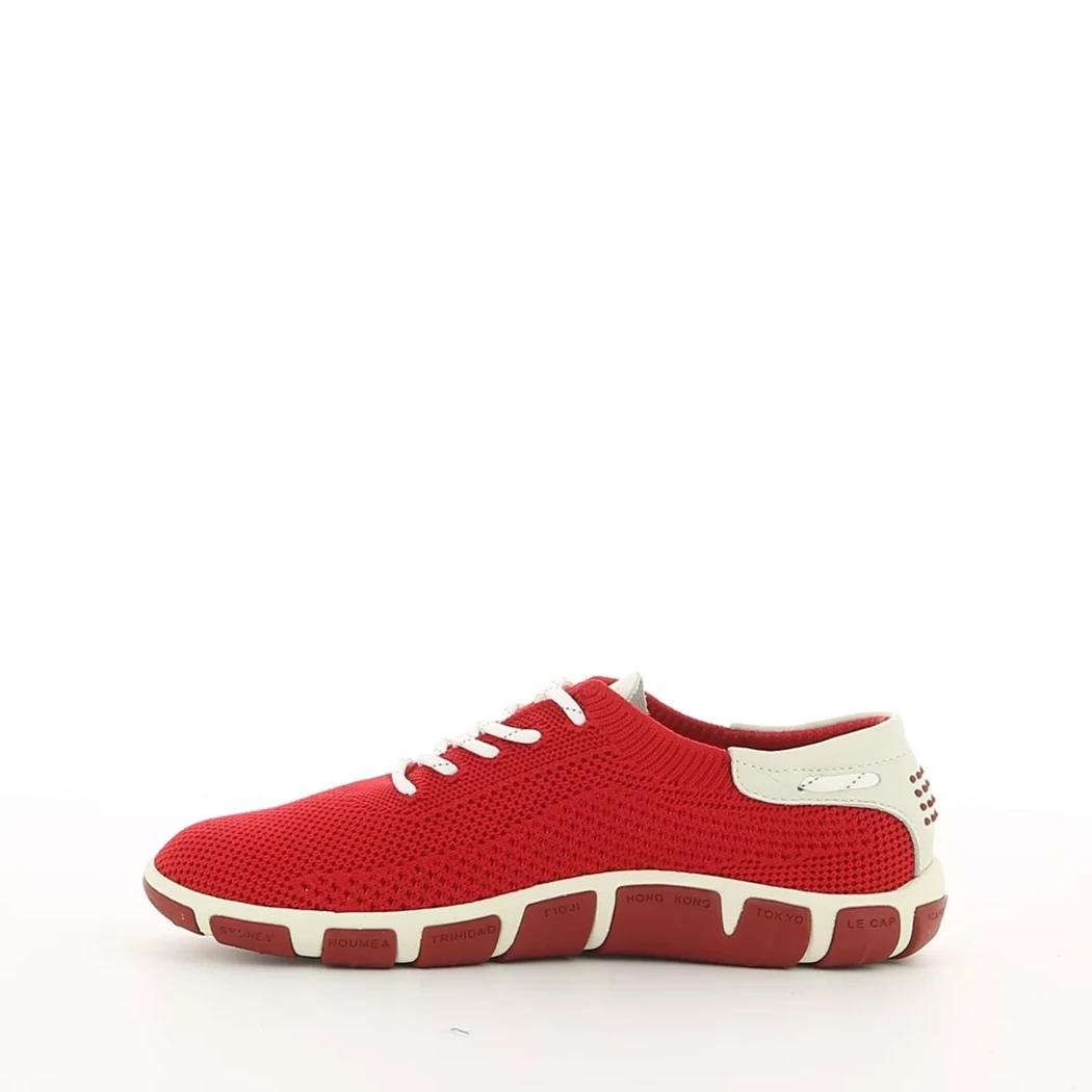 Image (4) de la chaussures Tbs - Baskets Rouge en Textile Image (4) de la chaussures Tbs - Baskets Rouge en Textile