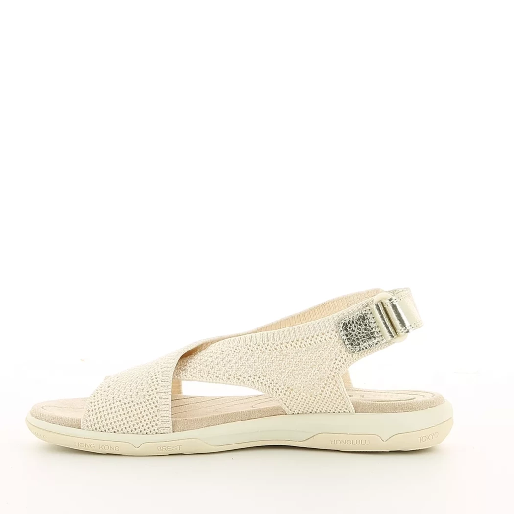 Image (4) de la chaussures Tbs - Sandales et Nu-Pieds Beige en Textile Image (4) de la chaussures Tbs - Sandales et Nu-Pieds Beige en Textile