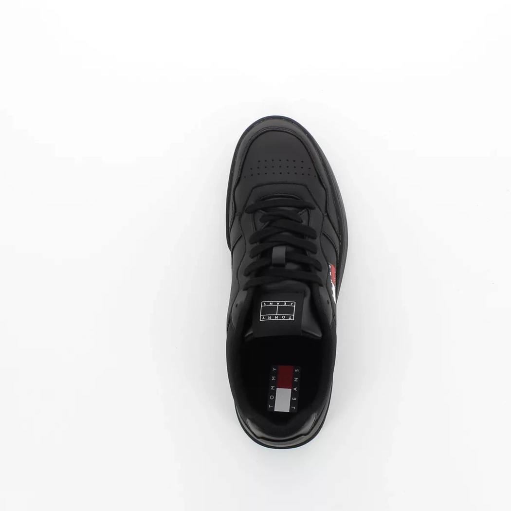 Image (6) de la chaussures Tommy Hilfiger - Baskets Noir en Cuir Image (6) de la chaussures Tommy Hilfiger - Baskets Noir en Cuir