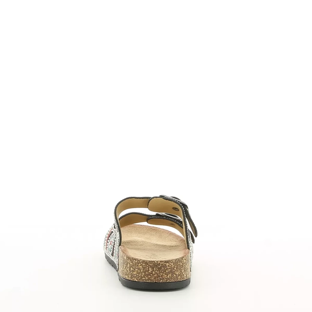Image (3) de la chaussures Divina - Mules et Sabots Noir en Textile