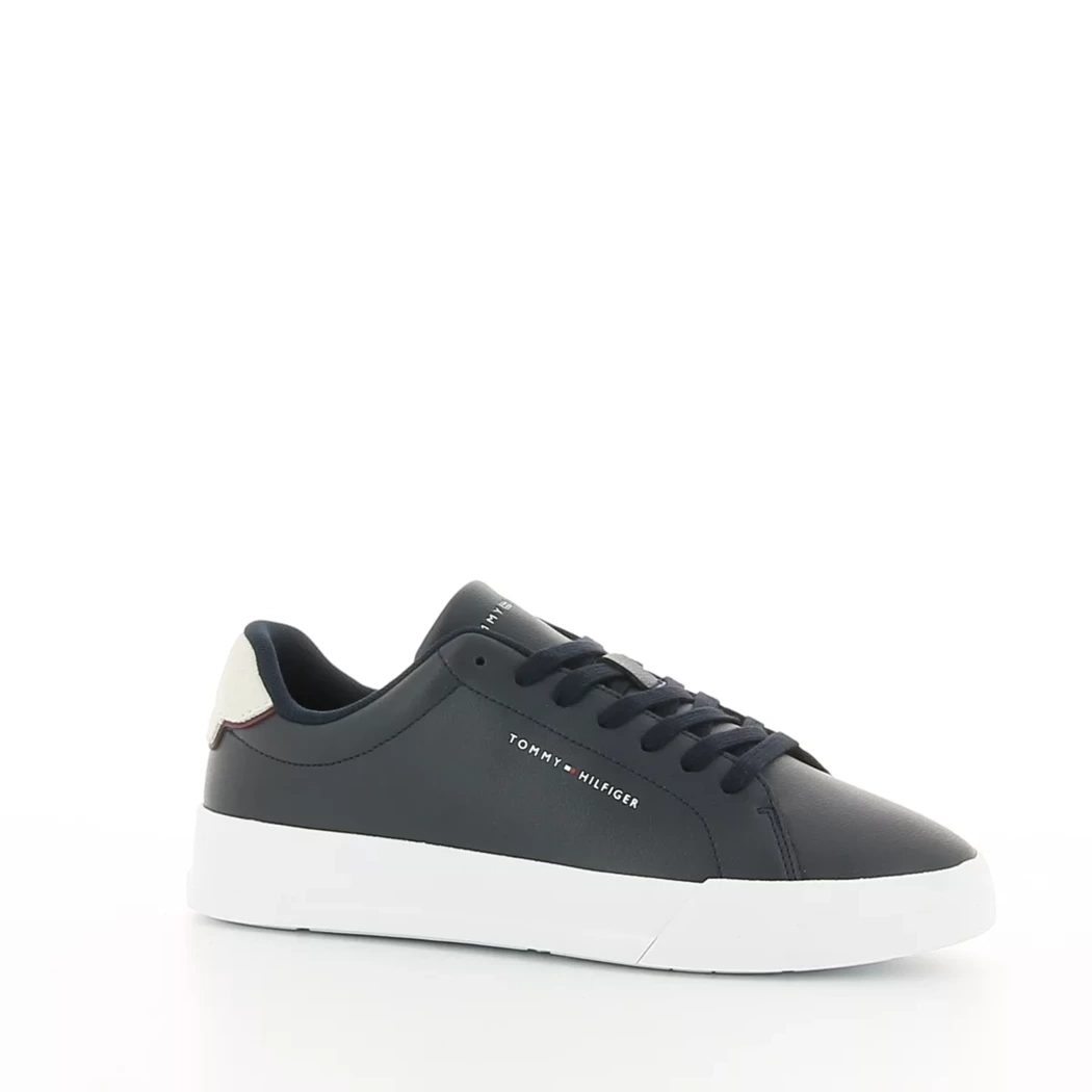 Image (1) de la chaussures Tommy Hilfiger - Baskets Bleu en Cuir