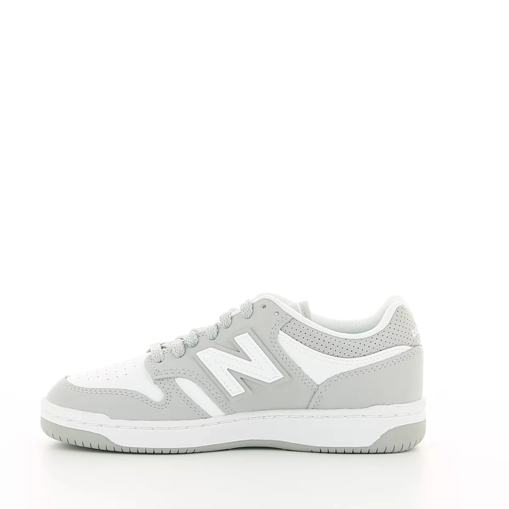 Image (4) de la chaussures New Balance - Baskets Blanc en Cuir synthétique