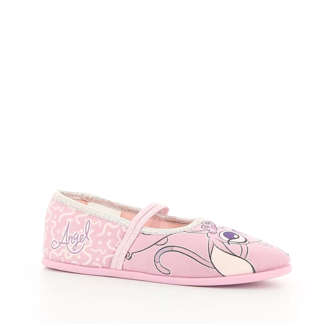 Image (1) de la chaussures Stitch - Pantoufles et Chaussons Rose en Textile