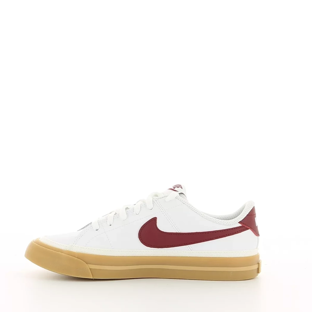 Image (4) de la chaussures Nike - Baskets Blanc en Cuir synthétique