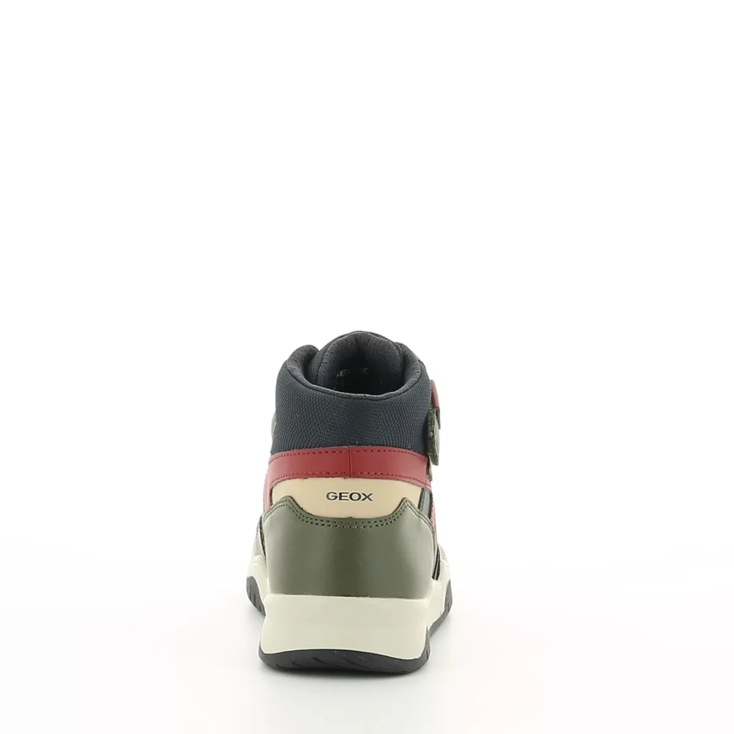Image (3) de la chaussures Geox - Bottines Vert en Cuir synthétique