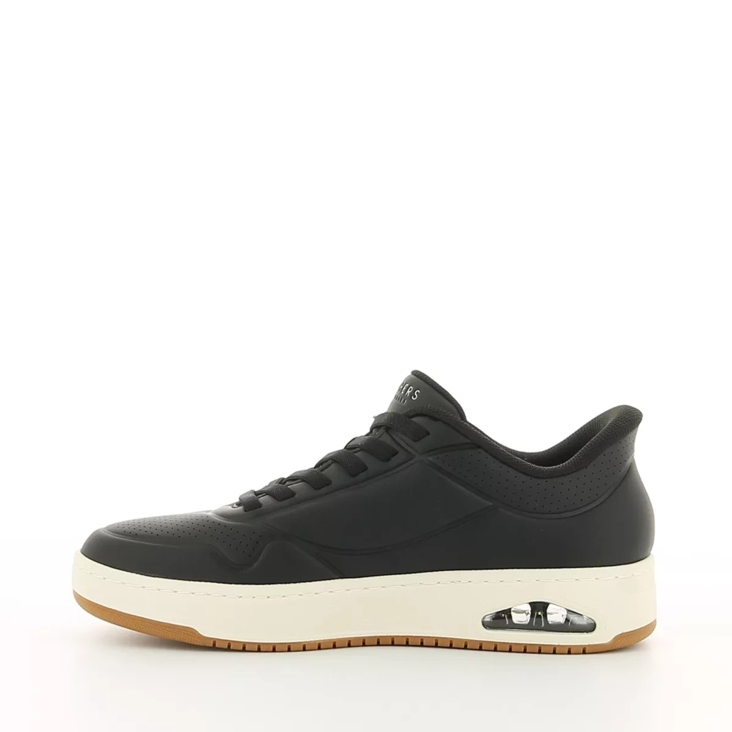 Image (4) de la chaussures Skechers - Baskets Noir en Cuir synthétique