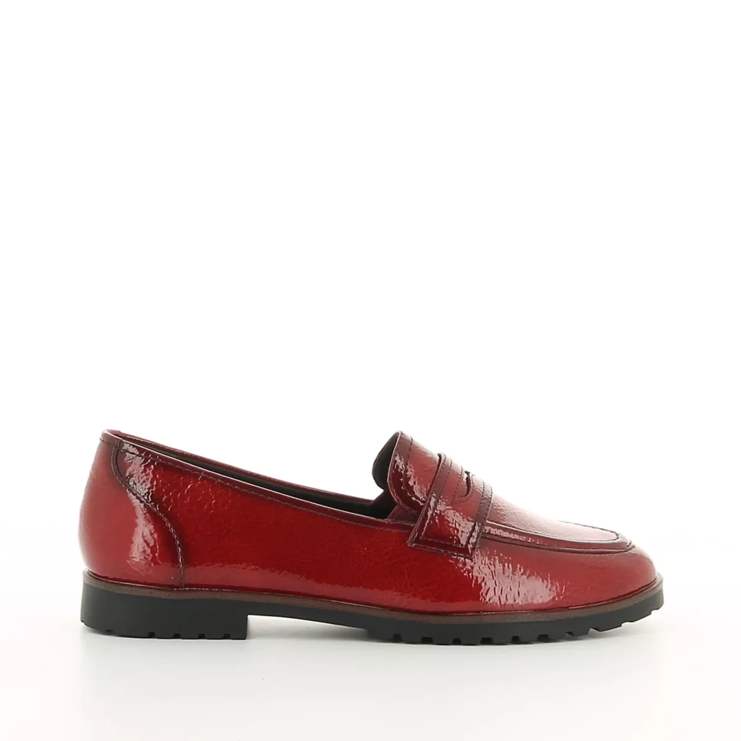 Image (2) de la chaussures Tamaris - Mocassins Rouge en Cuir synthétique