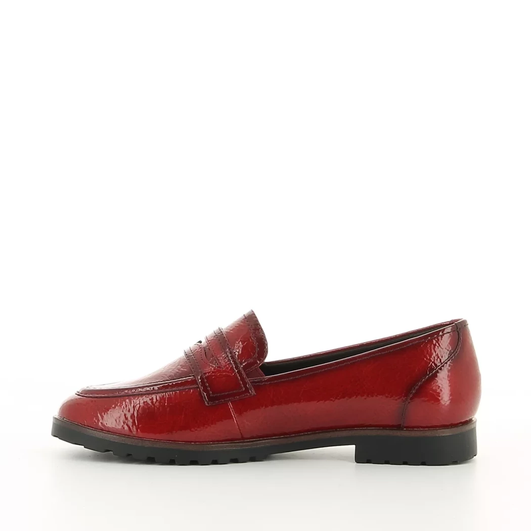 Image (4) de la chaussures Tamaris - Mocassins Rouge en Cuir synthétique