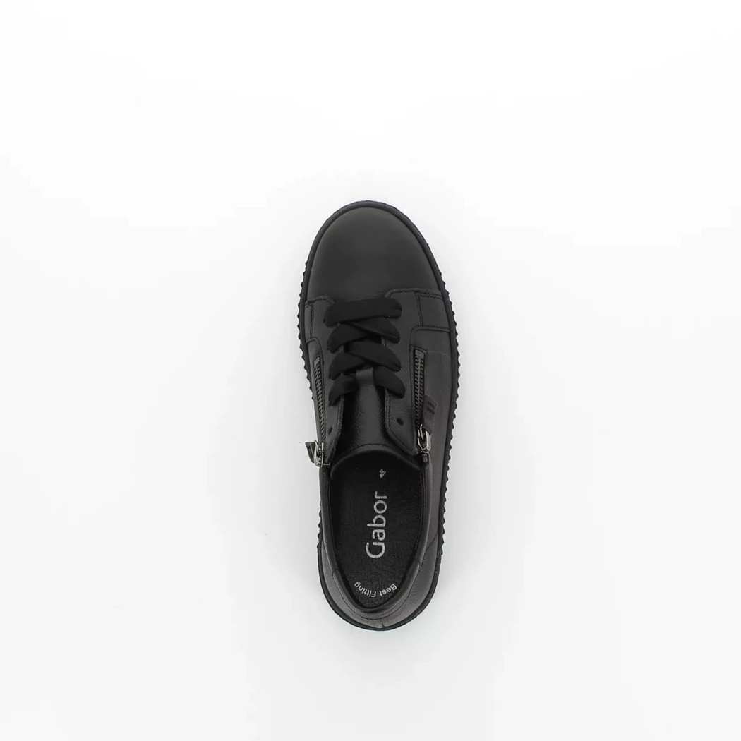 Image (6) de la chaussures Gabor - Baskets Noir en Cuir