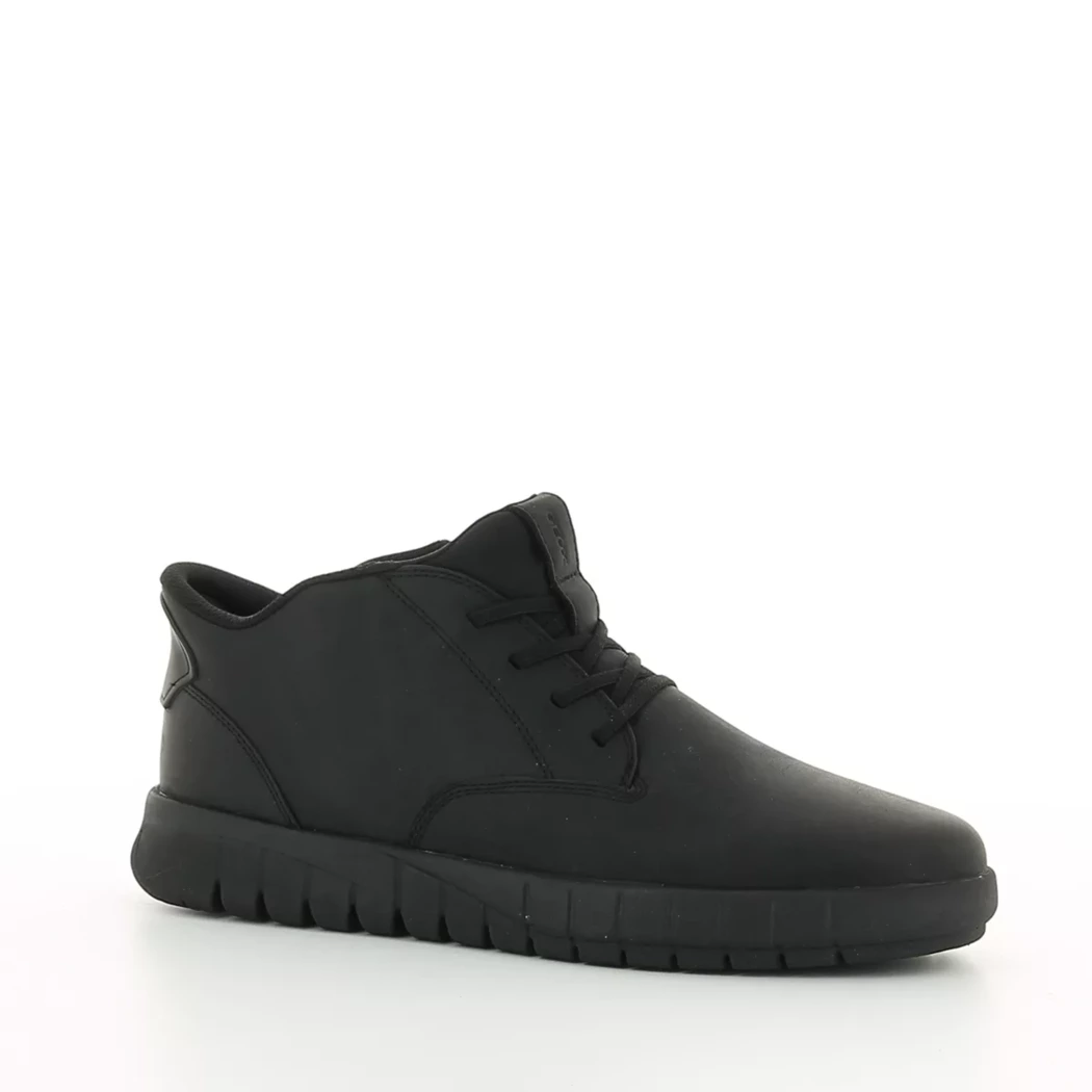 Image (1) de la chaussures Geox - Bottines Noir en Cuir nubuck