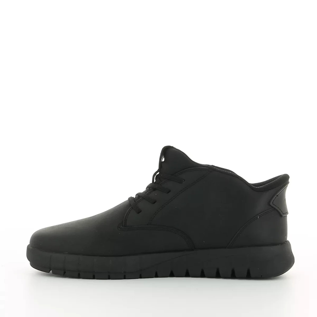 Image (4) de la chaussures Geox - Bottines Noir en Cuir nubuck