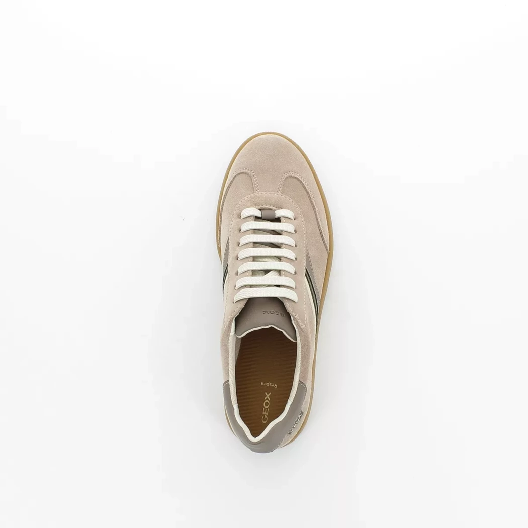 Image (6) de la chaussures Geox - Baskets Taupe en Cuir nubuck