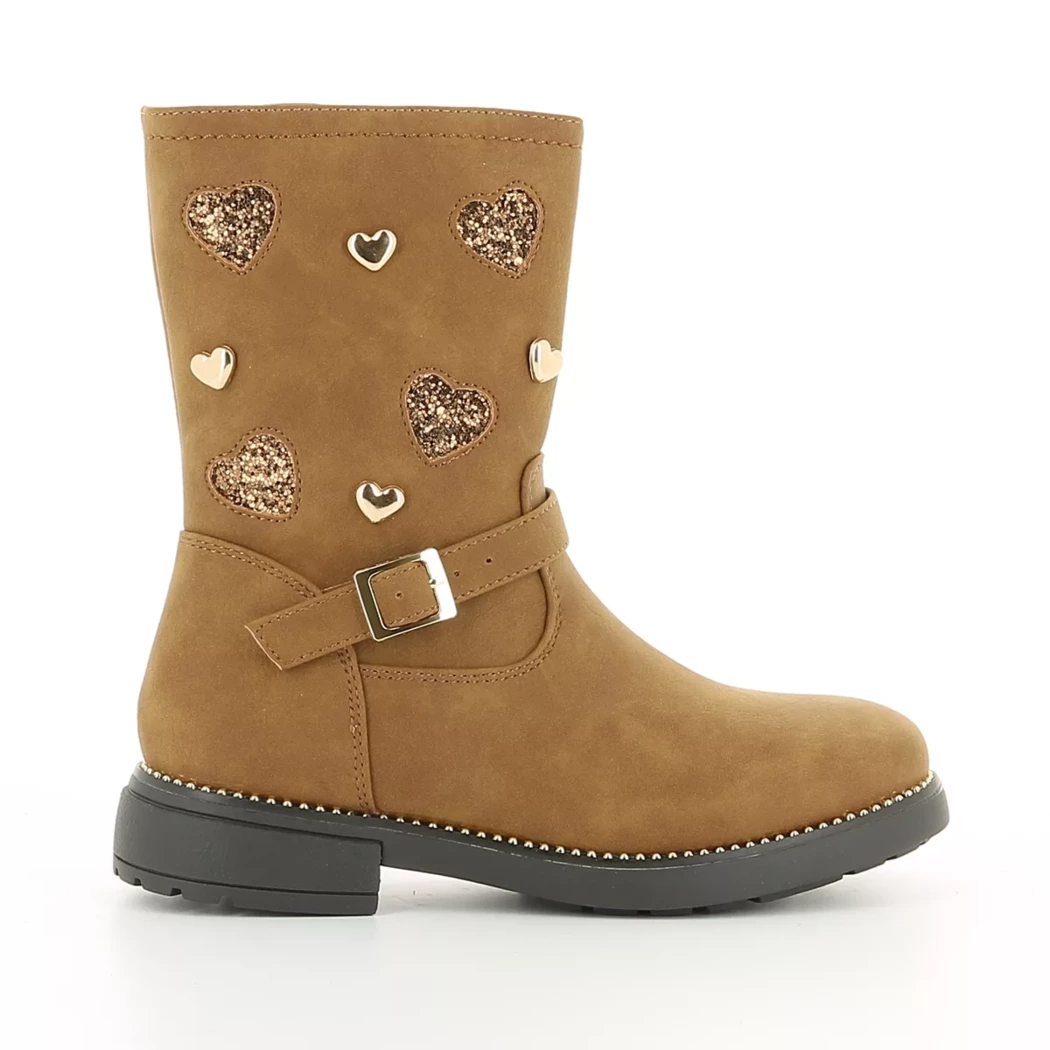 Image (2) de la chaussures Pretty Stories - Boots Cuir naturel / Cognac en Cuir synthétique