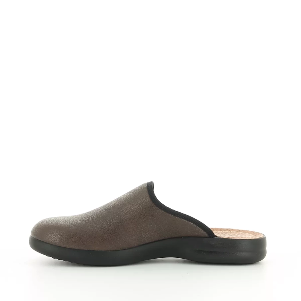 Image (4) de la chaussures Fly Flot - Pantoufles et Chaussons Marron en Cuir synthétique