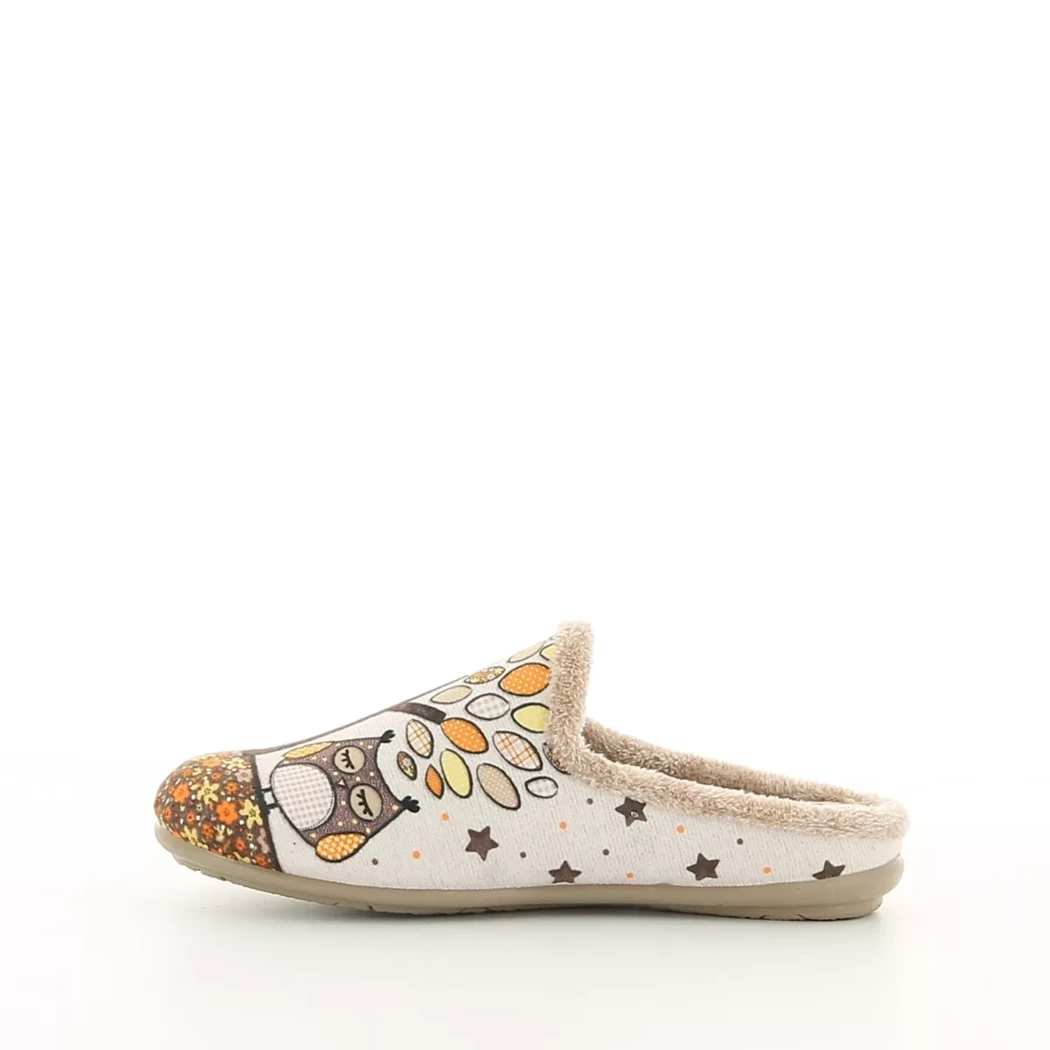 Image (4) de la chaussures OUF!... - Pantoufles et Chaussons Beige en Textile