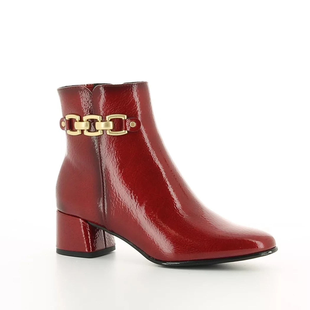 Image (1) de la chaussures Marco Tozzi - Boots Rouge en Cuir synthétique