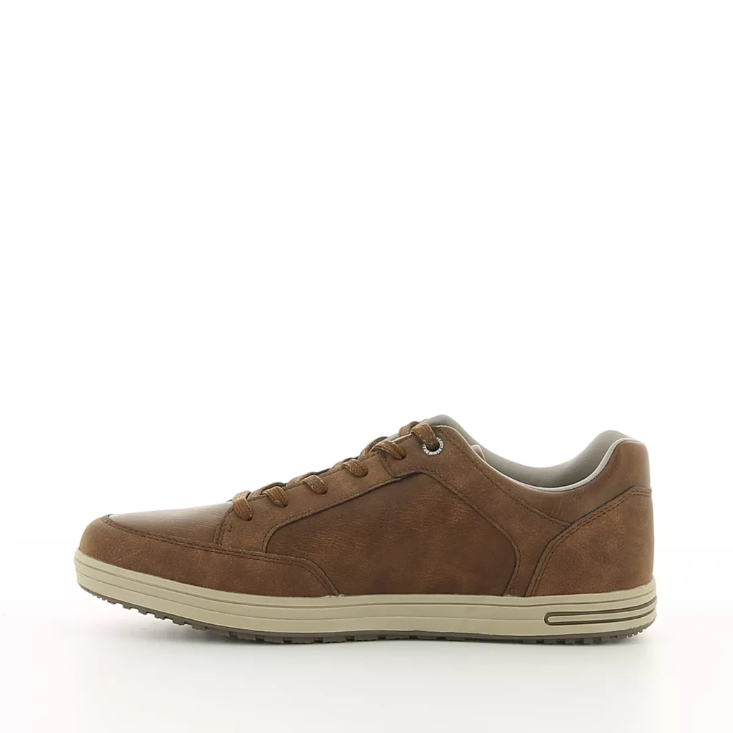 Image (4) de la chaussures Rhapsody - Baskets Cuir naturel / Cognac en Cuir synthétique