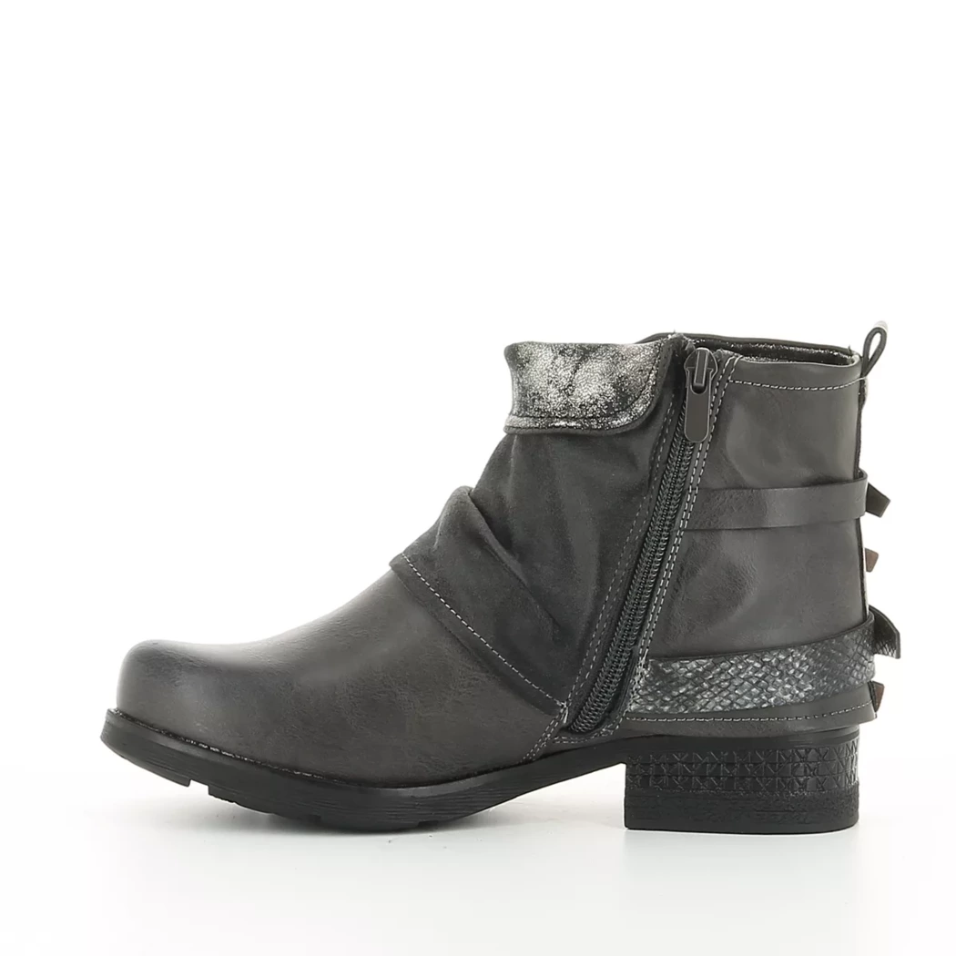 Image (4) de la chaussures Pretty Stories - Boots Gris en Cuir synthétique