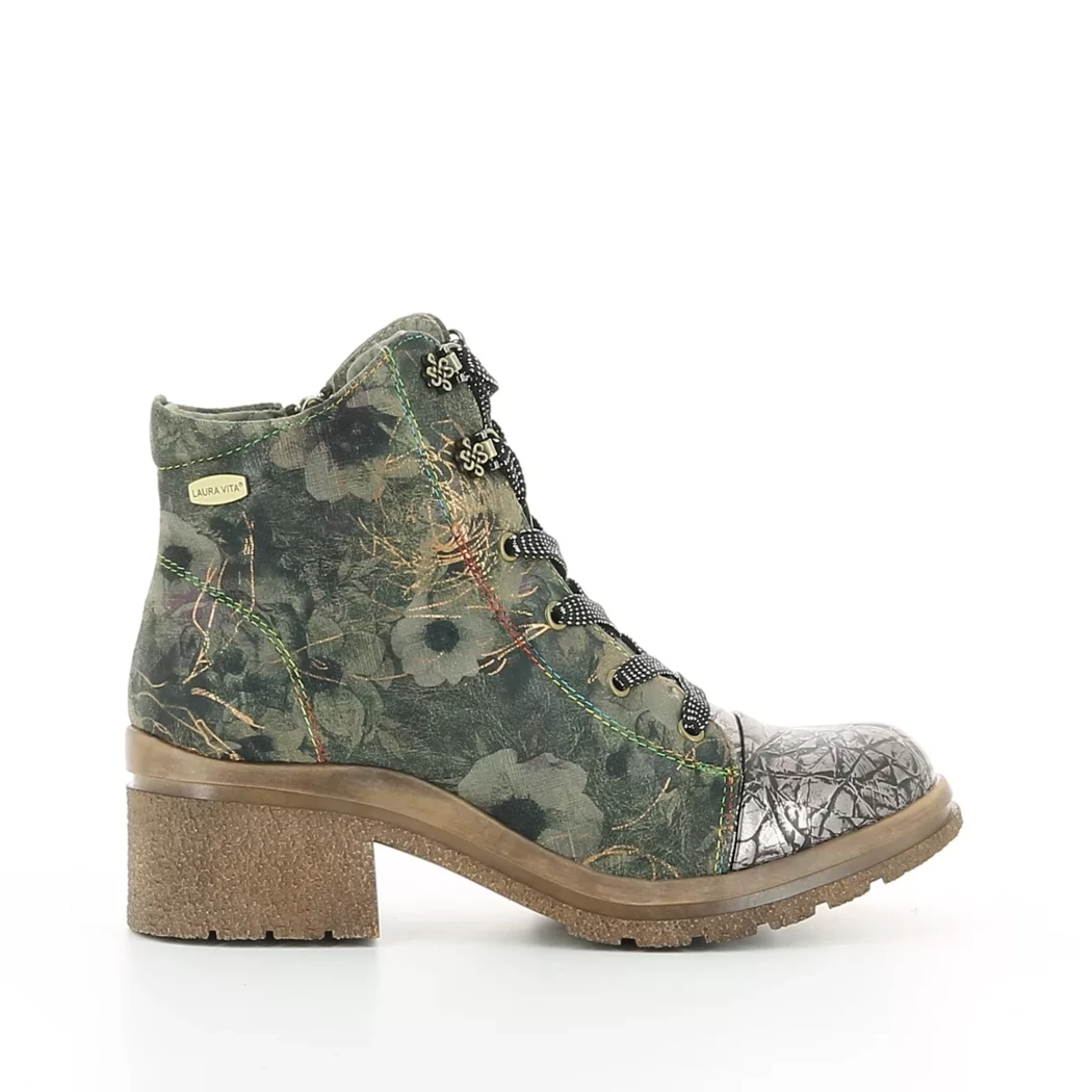 Image (2) de la chaussures Laura Vita - Bottines Vert en Multi-Matières