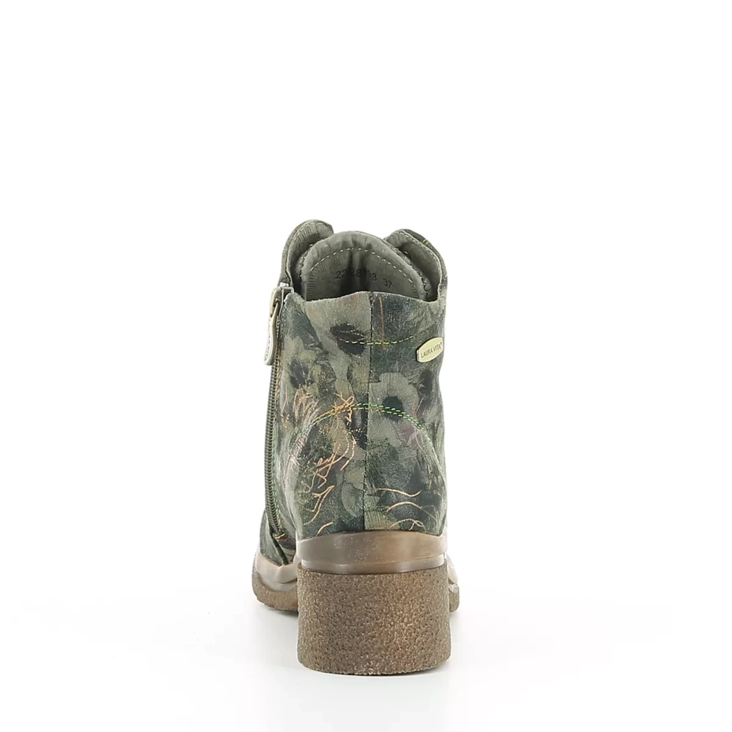 Image (3) de la chaussures Laura Vita - Bottines Vert en Multi-Matières