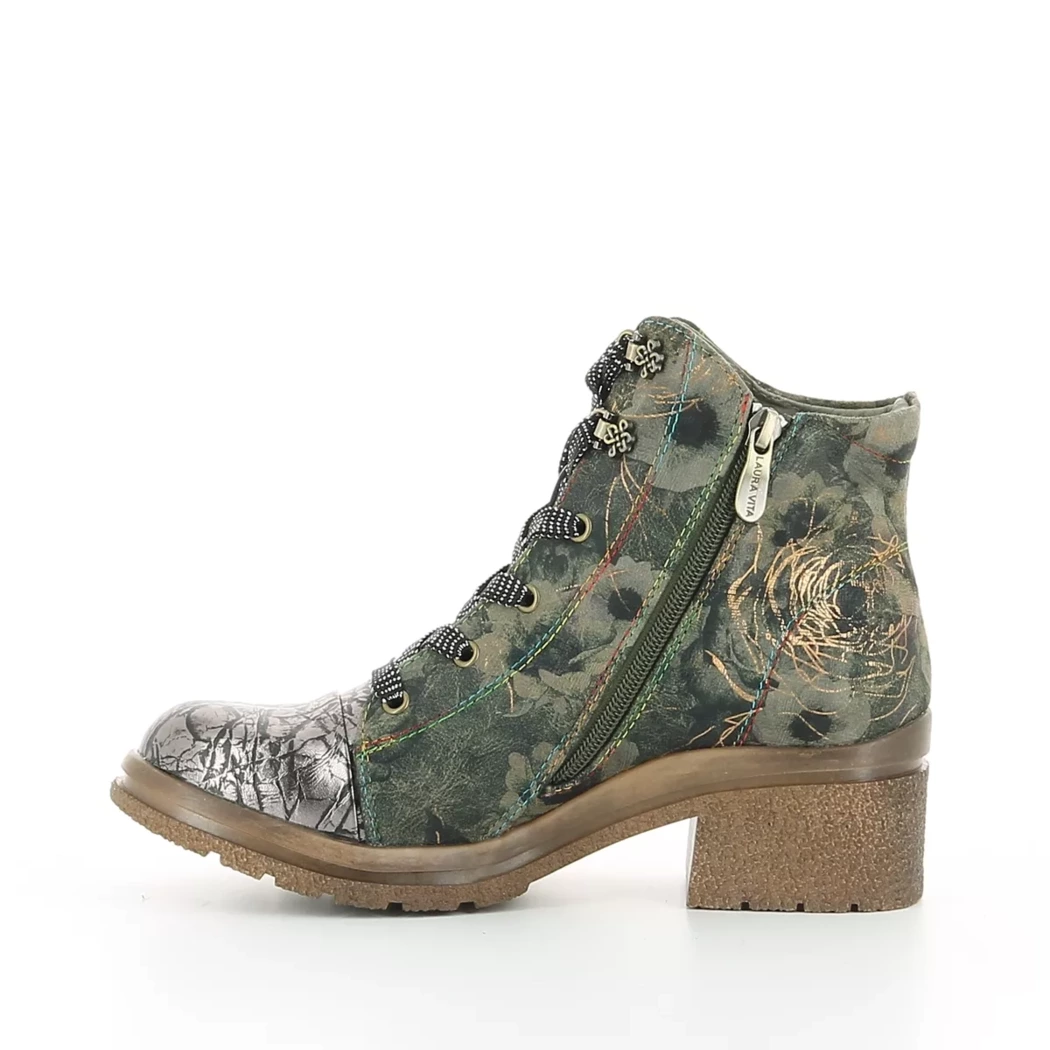 Image (4) de la chaussures Laura Vita - Bottines Vert en Multi-Matières