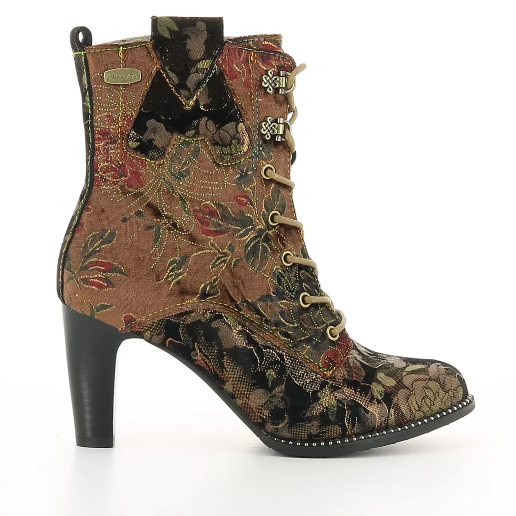 Image (2) de la chaussures Laura Vita - Bottines Cuir naturel / Cognac en Multi-Matières