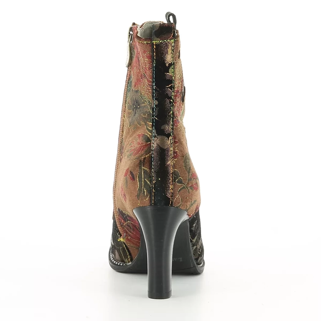 Image (3) de la chaussures Laura Vita - Bottines Cuir naturel / Cognac en Multi-Matières