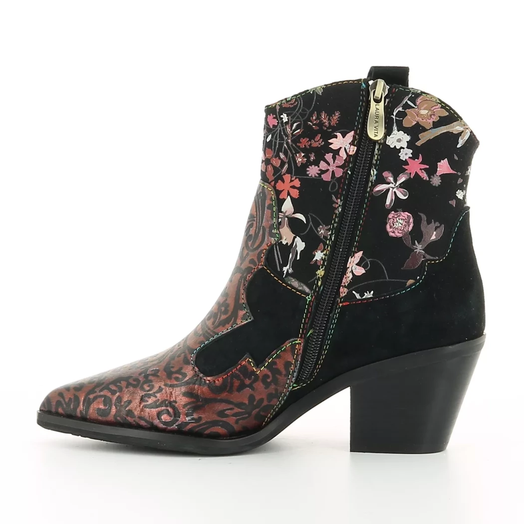 Image (4) de la chaussures Laura Vita - Boots Noir en Multi-Matières