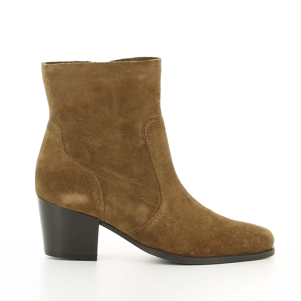 Image (2) de la chaussures Free Monday - Boots Cuir naturel / Cognac en Cuir nubuck